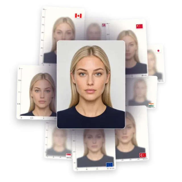 Illustration of document photo formats